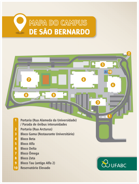 mapa campus sbc